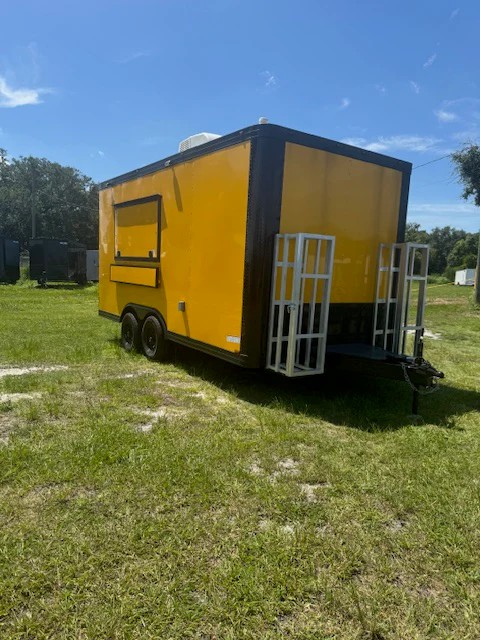 2025 8.5x16 Tandem Axle Food Concession Trailer – 90” Interior Height - Image 3