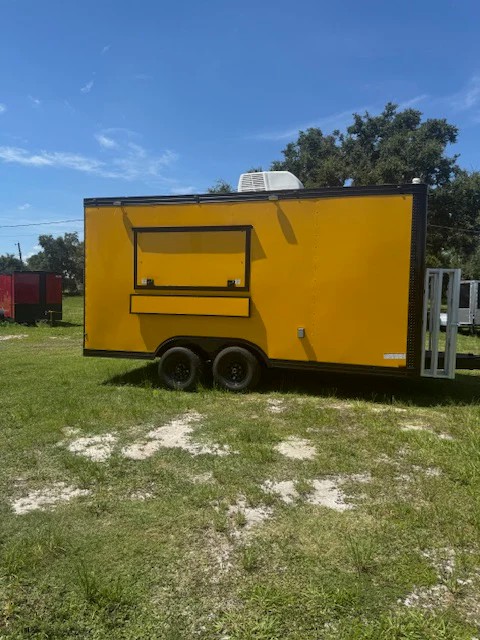 2025 8.5x16 Tandem Axle Food Concession Trailer – 90” Interior Height