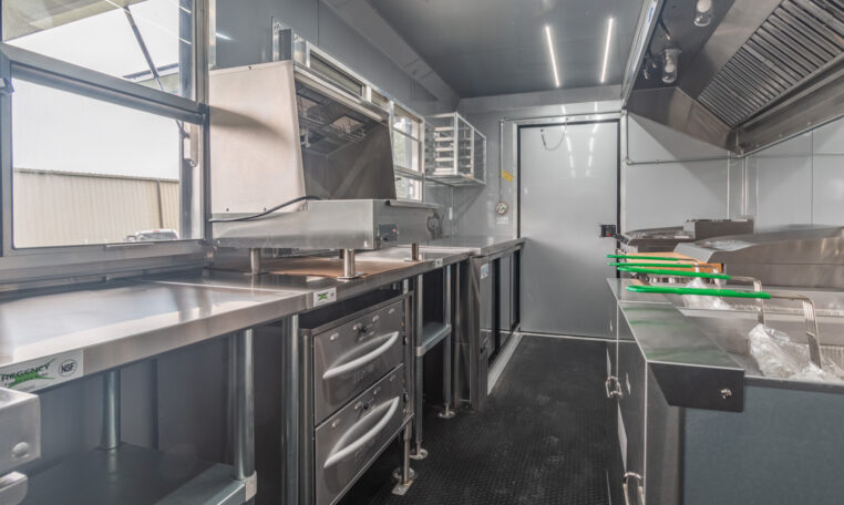 8.5×24 Fully Loaded Food Trailer – Mobile Kitchen Concession Trailer - Image 18