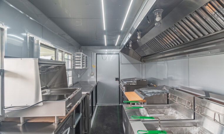 8.5×24 Fully Loaded Food Trailer – Mobile Kitchen Concession Trailer - Image 19