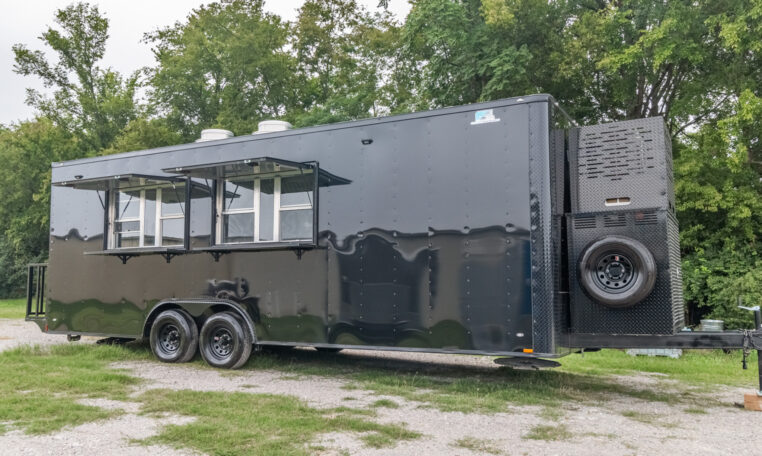 8.5×24 Fully Loaded Food Trailer – Mobile Kitchen Concession Trailer